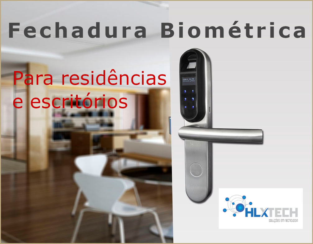 Fechadura Biométrica HLX TECH